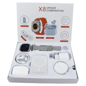 2025 X8 Ultra Smart Watch Gift Wireless Charger Unique Combination Smartwatch