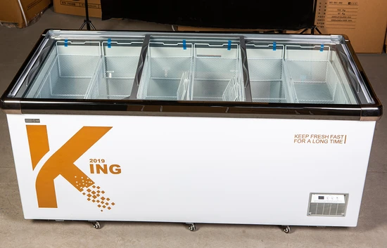 780L Chest Jumbo Sliding Glass Door Fridge - Image 2