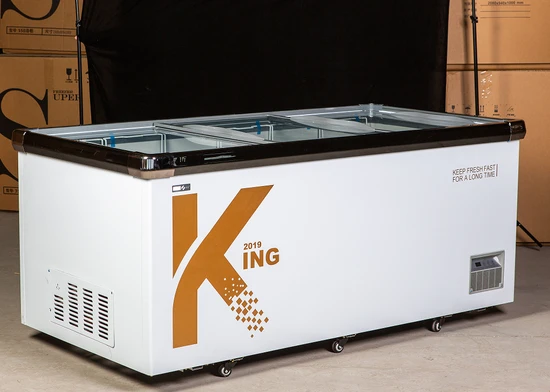 780L Chest Jumbo Sliding Glass Door Fridge - Image 3