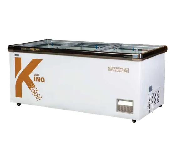 780L Chest Jumbo Sliding Glass Door Fridge