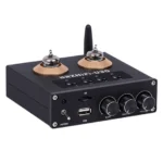 Brzhifi Electronic Tube HiFi Music Mini Tube Amplifier with Bluetooth 5.3