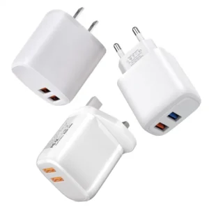 Double USB-a QC3.0 20W Fast Mobile Phone Charger for Samsung iPhone USB 20W Fast Phone Charger Fast QC3.0 Cell Phone Charger Wholesale Cellphone Accessories