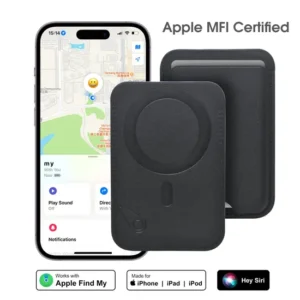 Find My 2-in-1 Magnetic Air Tag Wallet Card Holder Adjustable Wallet Stand for iPhone Anti Lost Tracker Item Finder Smart Tracker Wallet