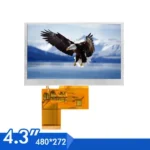 High Brightness 4.3 Inch 480X272 RGB LCD Module/LCD Display/TFT Screen for Electronics
