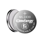 Omnergy Ml2430 Ml2032 Lithium Rechargeable Coin Cell Battery 3V Lithium Coin Cell Battery
