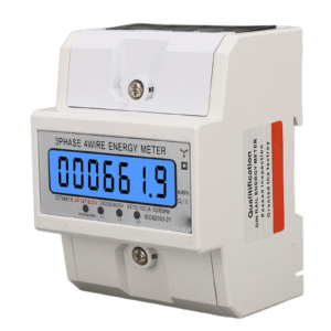 DTS6619 3-Phase 4-Wire DIN Rail Energy Meter 10(100)A LCD Display