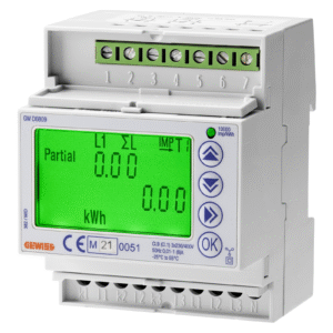 GEWISS GW D6809 3-Phase Smart Energy Meter with MID Certification